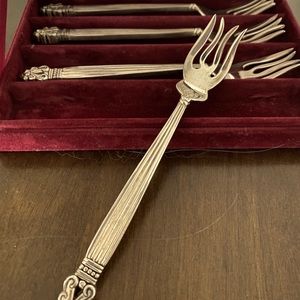 Silver made forks